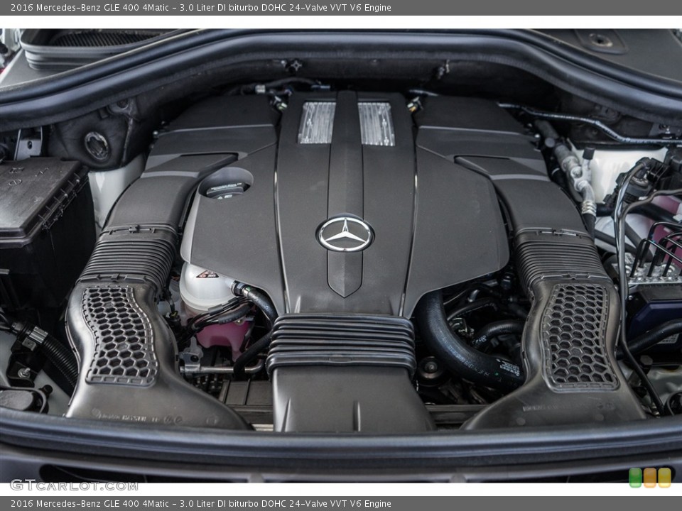3.0 Liter DI biturbo DOHC 24-Valve VVT V6 2016 Mercedes-Benz GLE Engine