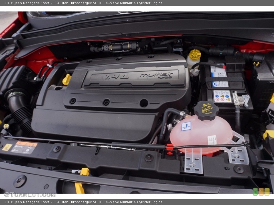 1.4 Liter Turbocharged SOHC 16-Valve MultiAir 4 Cylinder Engine for the 2016 Jeep Renegade #111023187