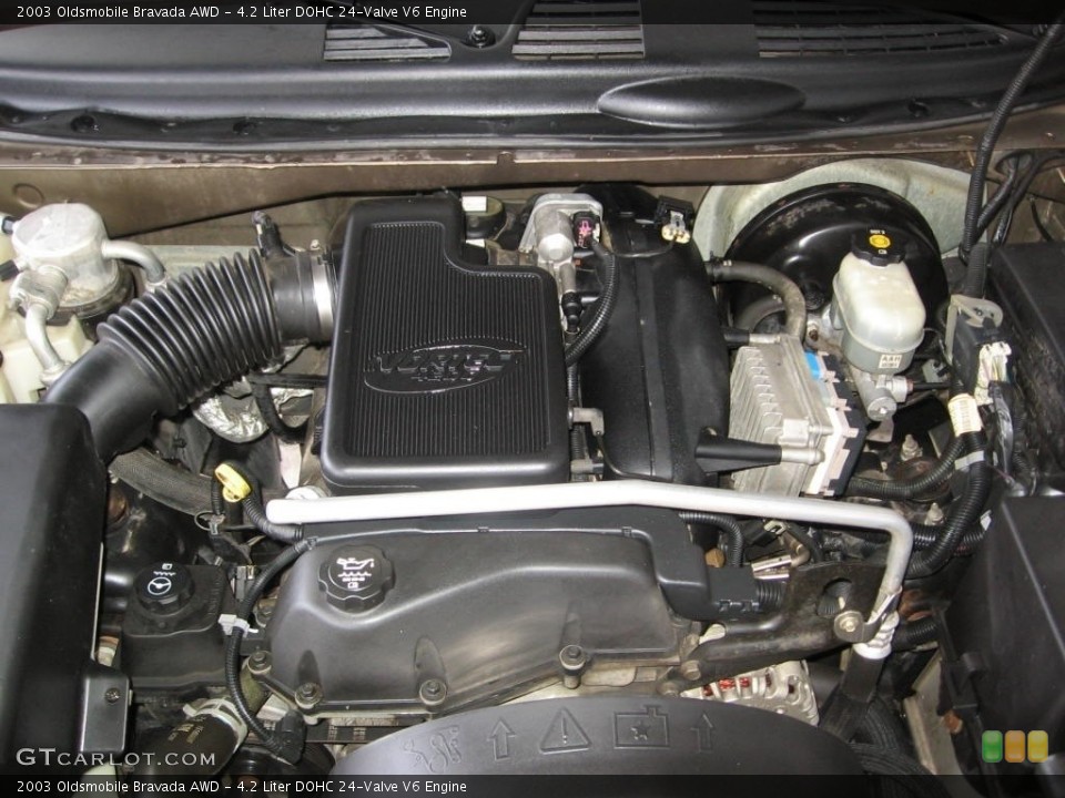 4.2 Liter DOHC 24-Valve V6 2003 Oldsmobile Bravada Engine