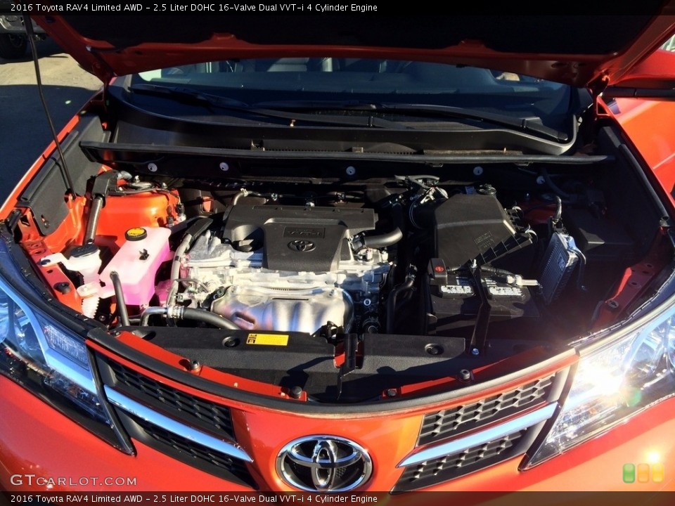 2.5 Liter DOHC 16-Valve Dual VVT-i 4 Cylinder Engine for the 2016 Toyota RAV4 #111055118