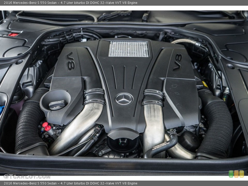4.7 Liter biturbo DI DOHC 32-Valve VVT V8 Engine for the 2016 Mercedes-Benz S #111068918