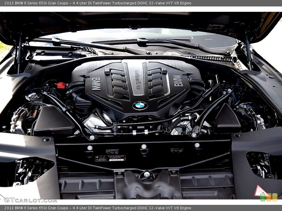 4.4 Liter DI TwinPower Turbocharged DOHC 32-Valve VVT V8 Engine for the 2013 BMW 6 Series #111135215