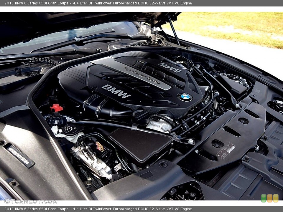 4.4 Liter DI TwinPower Turbocharged DOHC 32-Valve VVT V8 Engine for the 2013 BMW 6 Series #111135236
