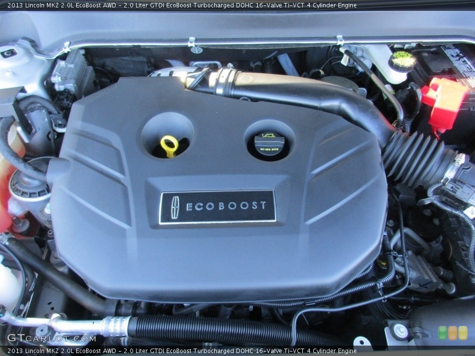 2.0 Liter GTDI EcoBoost Turbocharged DOHC 16-Valve Ti-VCT 4 Cylinder 2013 Lincoln MKZ Engine