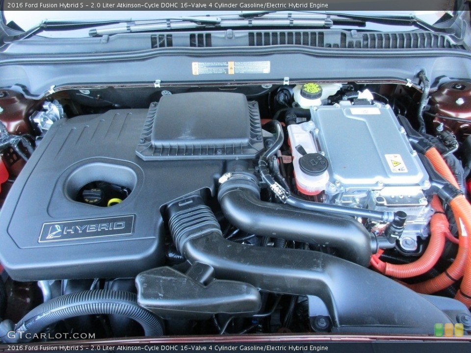 2.0 Liter Atkinson-Cycle DOHC 16-Valve 4 Cylinder Gasoline/Electric Hybrid Engine for the 2016 Ford Fusion #111142868