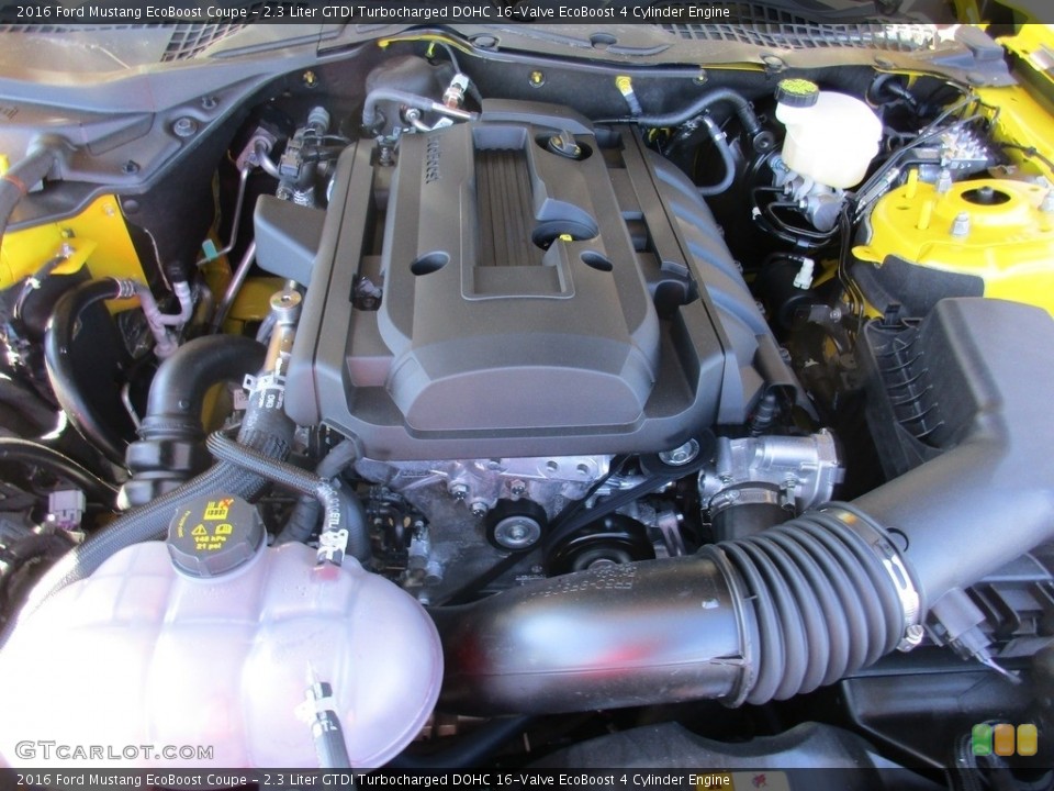 2.3 Liter GTDI Turbocharged DOHC 16-Valve EcoBoost 4 Cylinder Engine for the 2016 Ford Mustang #111144569