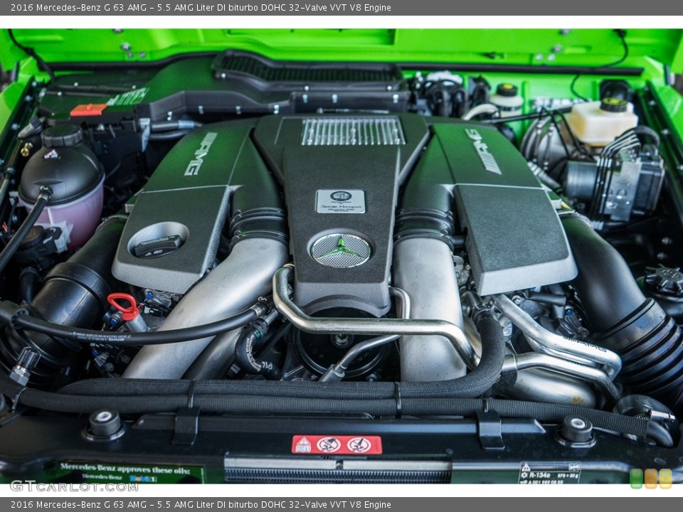 5.5 AMG Liter DI biturbo DOHC 32-Valve VVT V8 Engine for the 2016 Mercedes-Benz G #111186923
