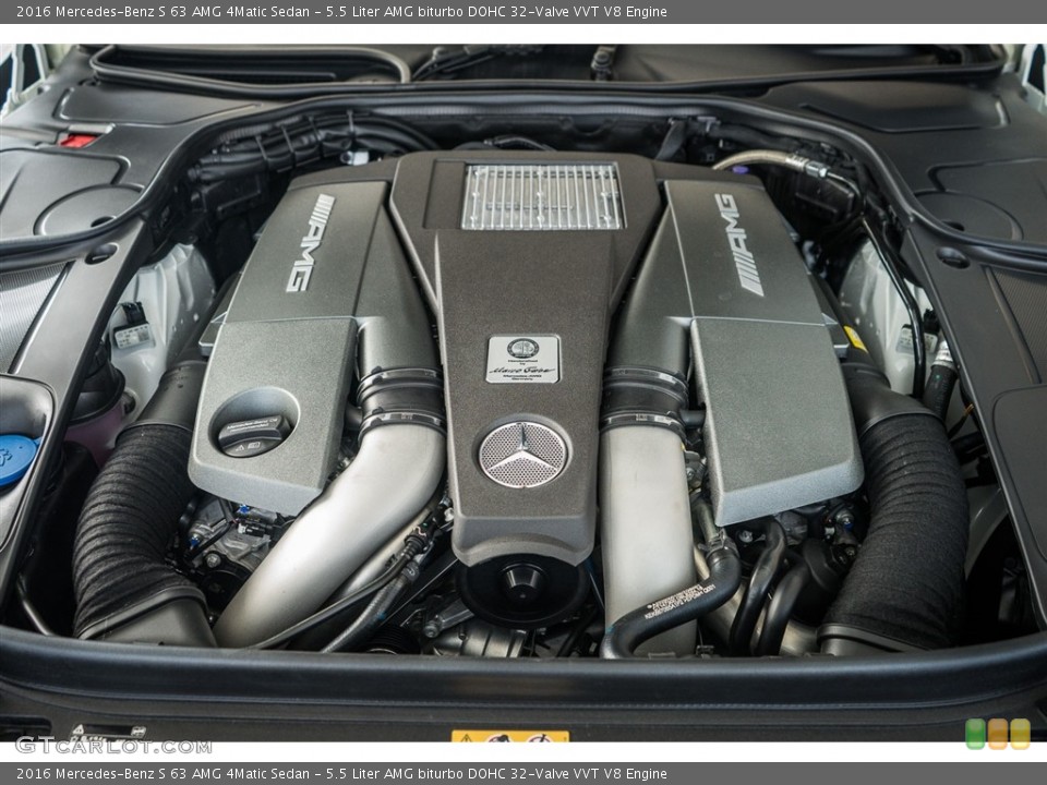 5.5 Liter AMG biturbo DOHC 32-Valve VVT V8 Engine for the 2016 Mercedes-Benz S #111187898