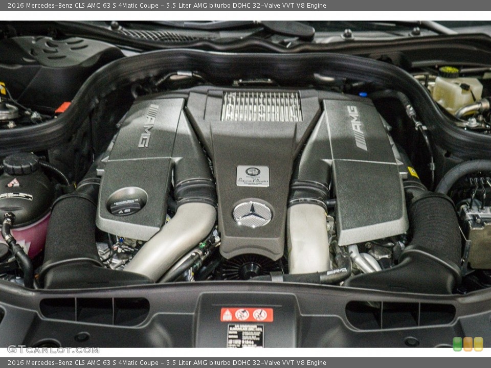 5.5 Liter AMG biturbo DOHC 32-Valve VVT V8 Engine for the 2016 Mercedes-Benz CLS #111188240