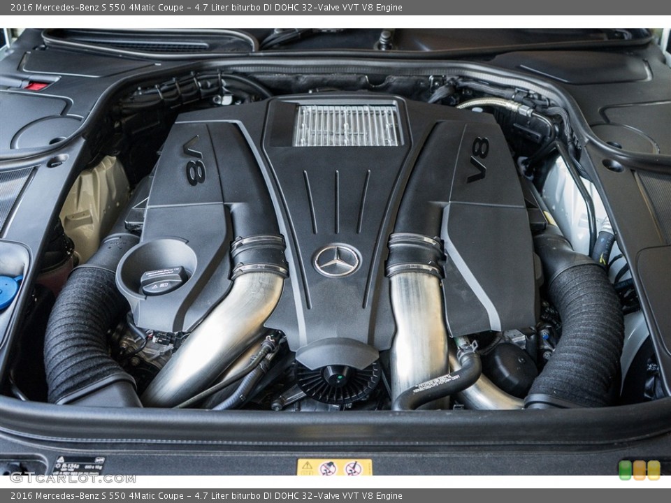 4.7 Liter biturbo DI DOHC 32-Valve VVT V8 Engine for the 2016 Mercedes-Benz S #111189245