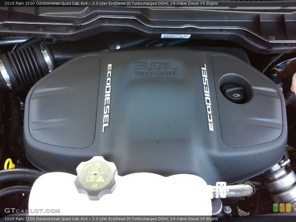 3.0 Liter EcoDiesel DI Turbocharged DOHC 24-Valve Diesel V6 Engine for the 2016 Ram 1500 #111236993