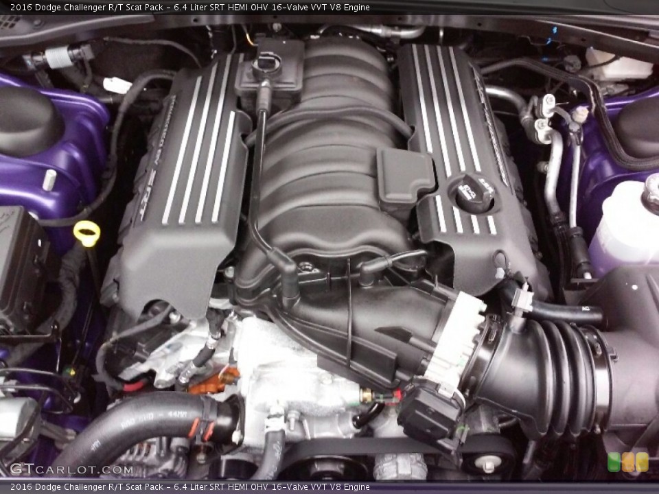 6.4 Liter SRT HEMI OHV 16-Valve VVT V8 Engine for the 2016 Dodge Challenger #111240026