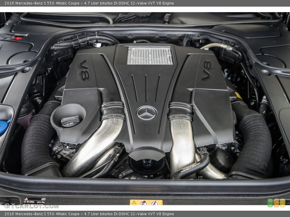 4.7 Liter biturbo DI DOHC 32-Valve VVT V8 Engine for the 2016 Mercedes-Benz S #111306737