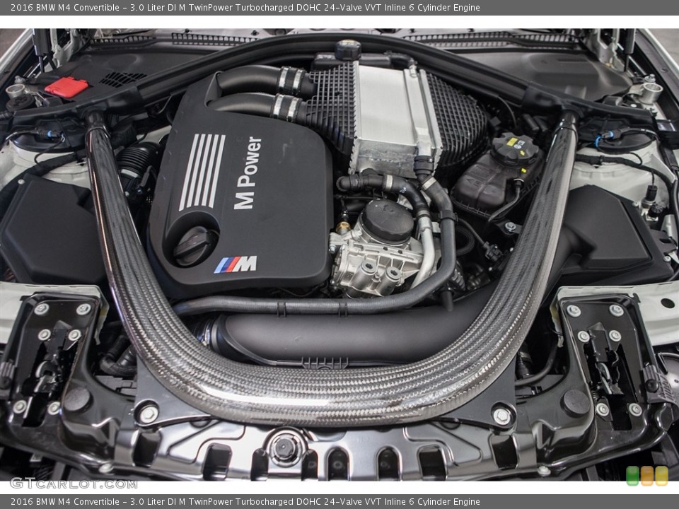 3.0 Liter DI M TwinPower Turbocharged DOHC 24-Valve VVT Inline 6 Cylinder Engine for the 2016 BMW M4 #111440017