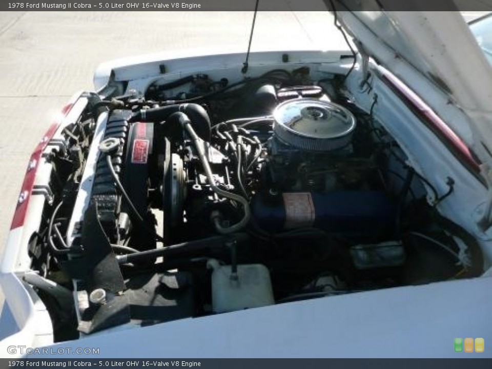 5.0 Liter OHV 16-Valve V8 Engine for the 1978 Ford Mustang II #111441712