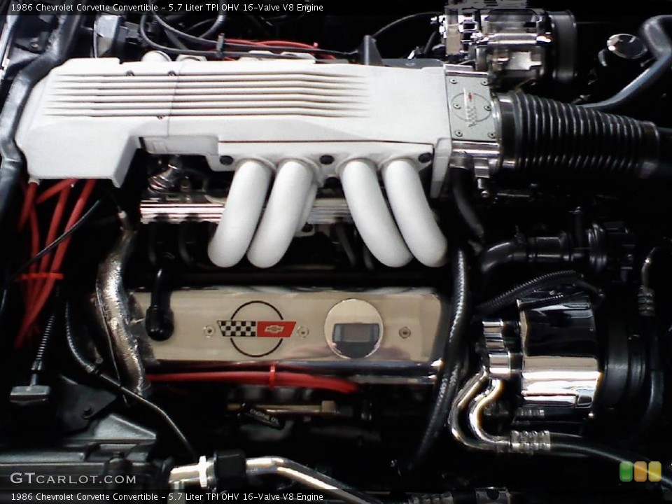 5.7 Liter TPI OHV 16-Valve V8 Engine for the 1986 Chevrolet Corvette #11146780
