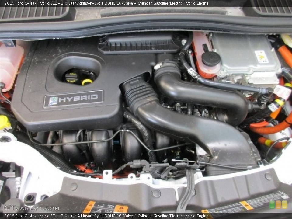 2.0 Liter Atkinson-Cycle DOHC 16-Valve 4 Cylinder Gasoline/Electric Hybrid Engine for the 2016 Ford C-Max #111506977