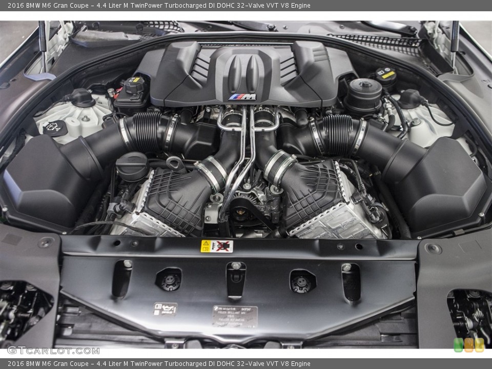 4.4 Liter M TwinPower Turbocharged DI DOHC 32-Valve VVT V8 Engine for the 2016 BMW M6 #111621648