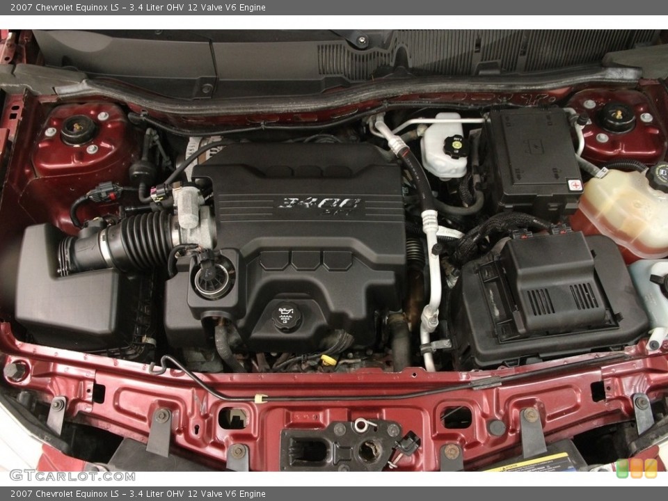 3.4 Liter OHV 12 Valve V6 2007 Chevrolet Equinox Engine