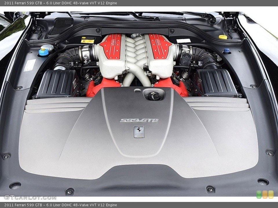 6.0 Liter DOHC 48-Valve VVT V12 2011 Ferrari 599 Engine