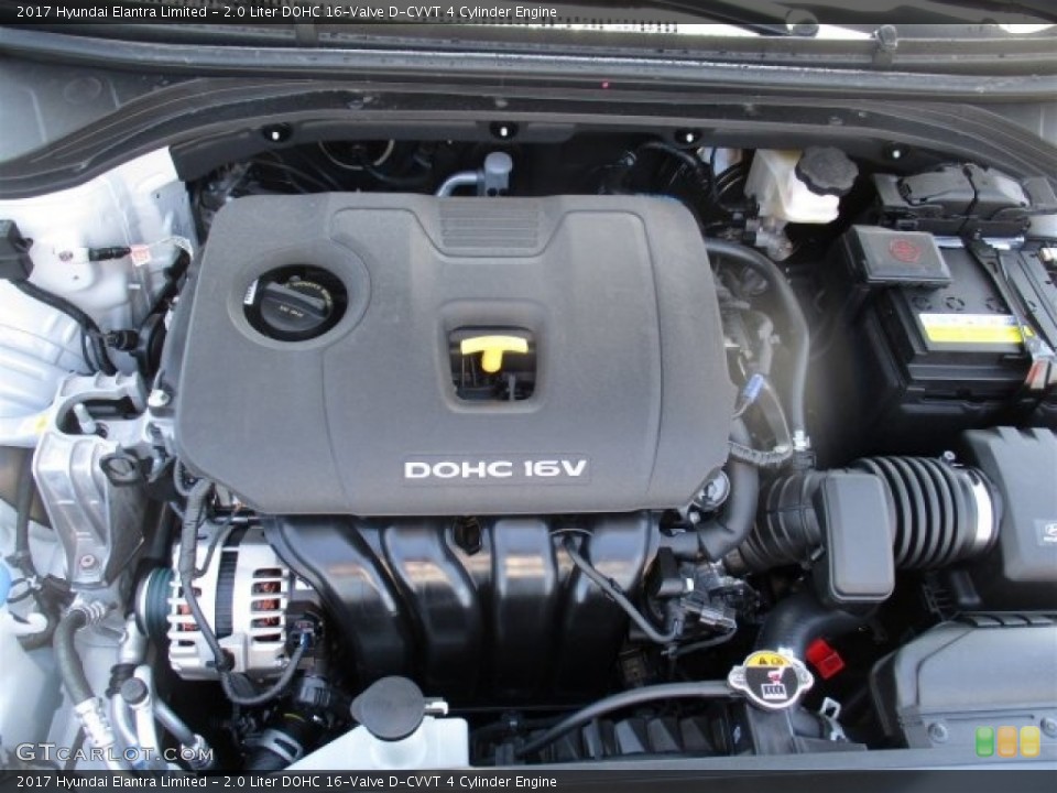 2.0 Liter DOHC 16-Valve D-CVVT 4 Cylinder Engine for the 2017 Hyundai Elantra #111745066