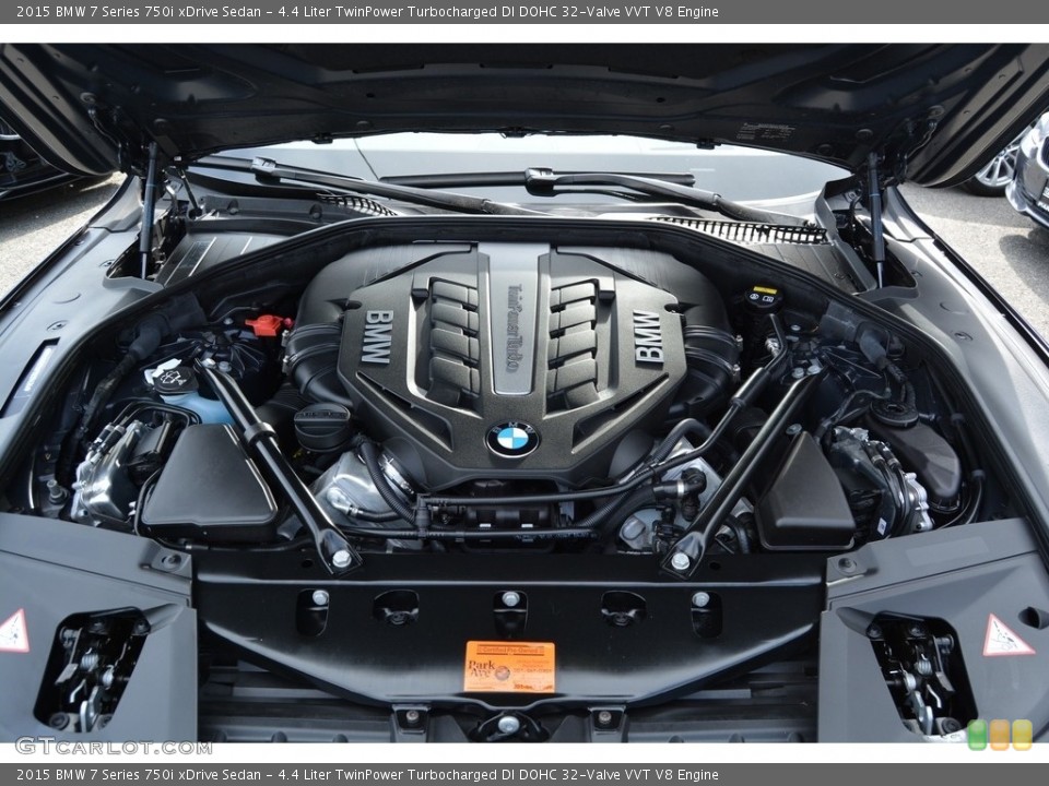 4.4 Liter TwinPower Turbocharged DI DOHC 32-Valve VVT V8 Engine for the 2015 BMW 7 Series #111779888