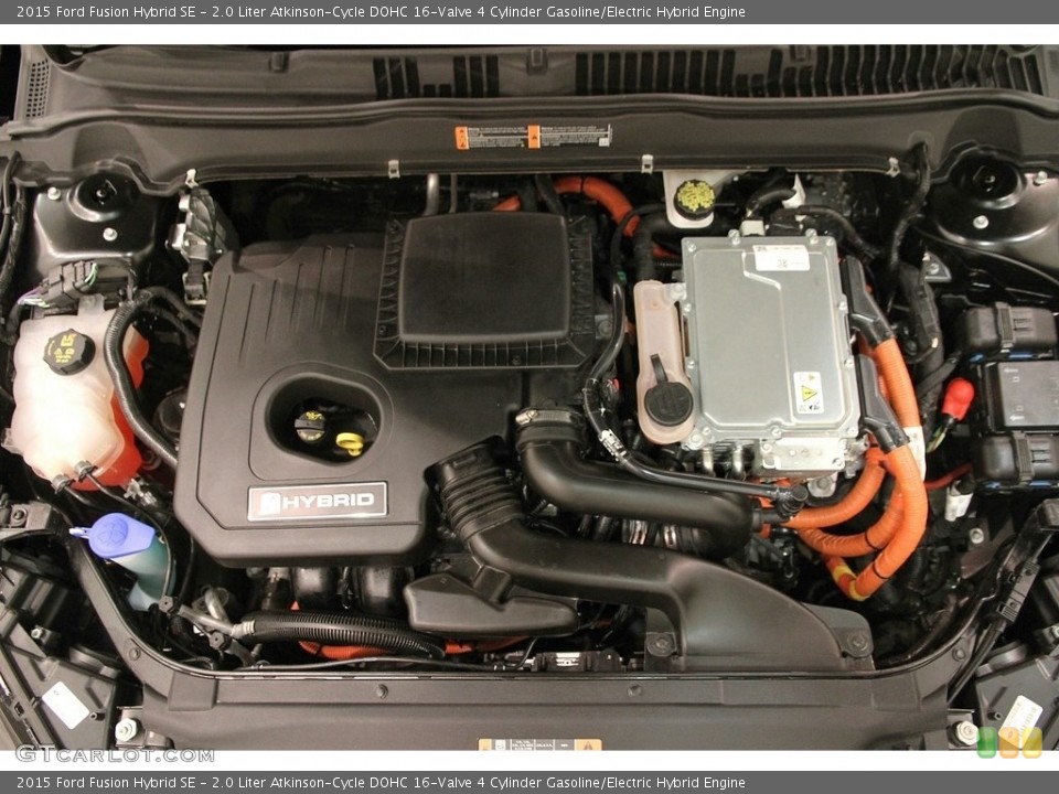 2.0 Liter Atkinson-Cycle DOHC 16-Valve 4 Cylinder Gasoline/Electric Hybrid 2015 Ford Fusion Engine