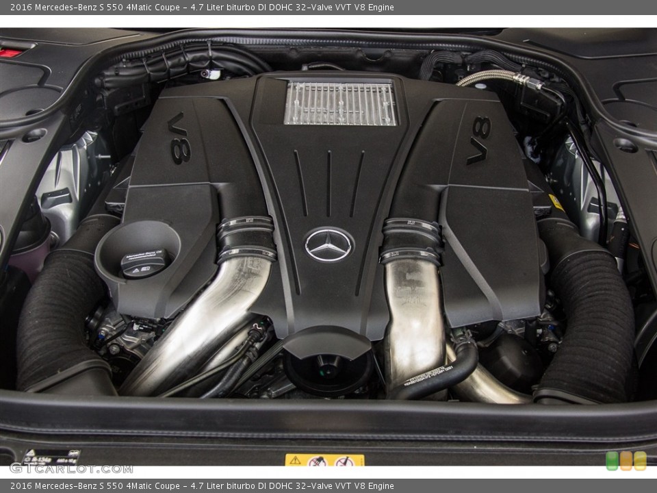 4.7 Liter biturbo DI DOHC 32-Valve VVT V8 Engine for the 2016 Mercedes-Benz S #112089767