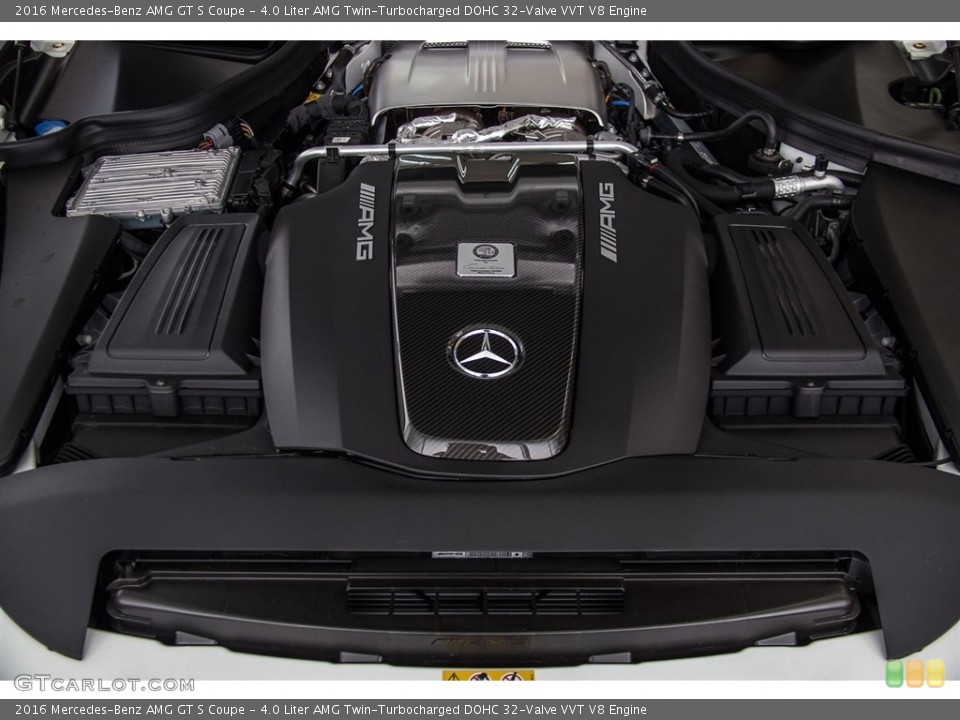 4.0 Liter AMG Twin-Turbocharged DOHC 32-Valve VVT V8 Engine for the 2016 Mercedes-Benz AMG GT S #112197891