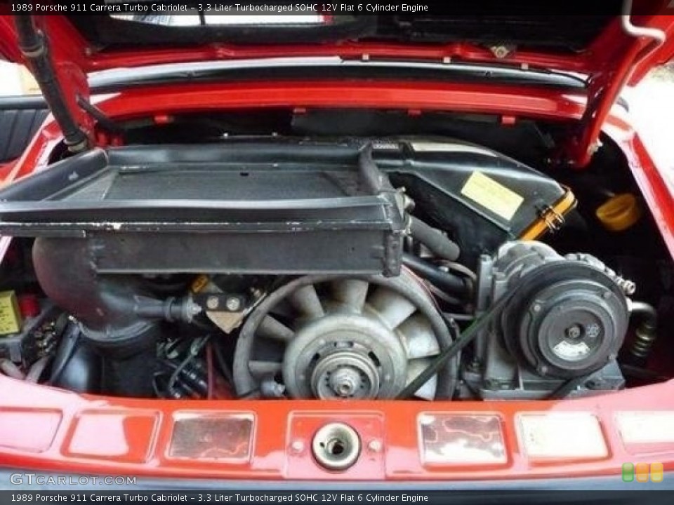 3.3 Liter Turbocharged SOHC 12V Flat 6 Cylinder Engine for the 1989 Porsche 911 #112286415