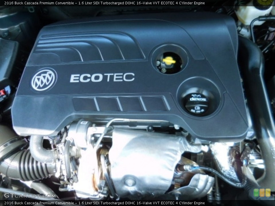 1.6 Liter SIDI Turbocharged DOHC 16-Valve VVT ECOTEC 4 CYlinder Engine for the 2016 Buick Cascada #112290612