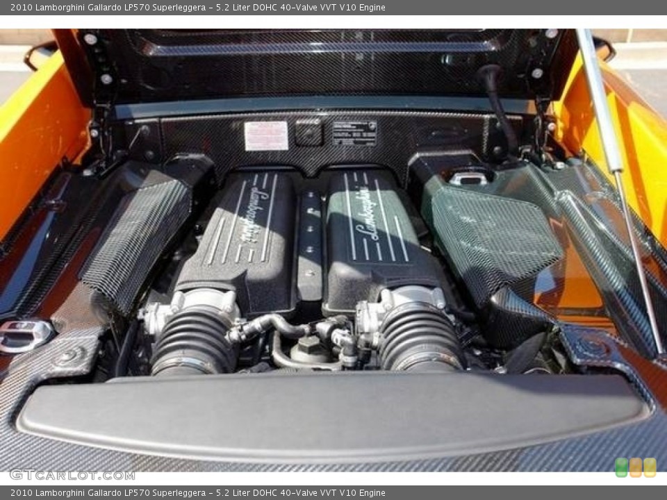 5.2 Liter DOHC 40-Valve VVT V10 Engine for the 2010 Lamborghini Gallardo #112317969