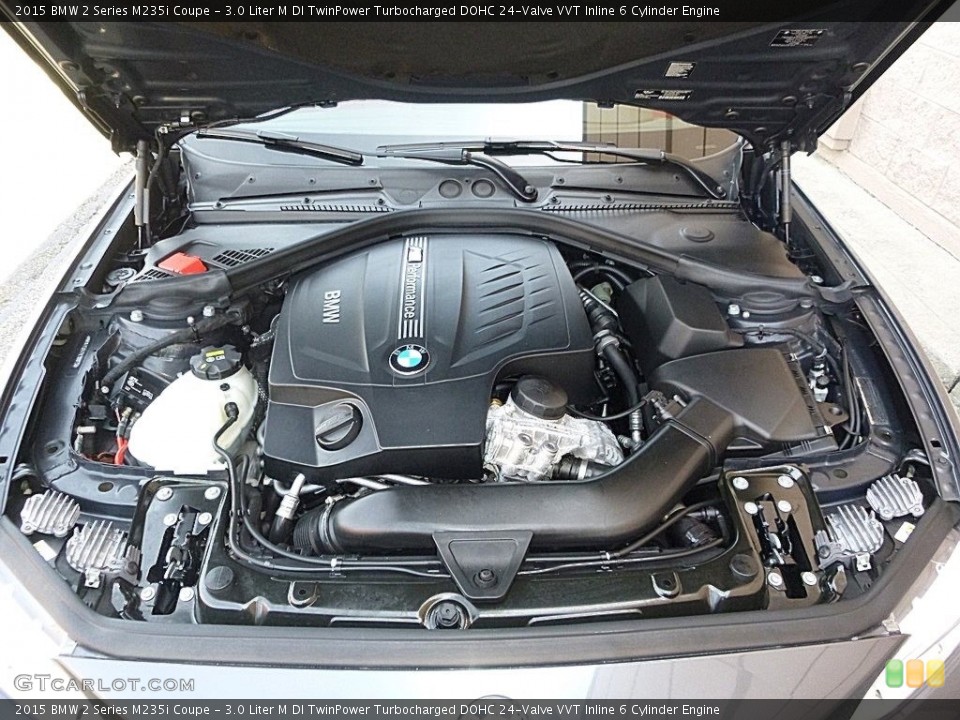 3.0 Liter M DI TwinPower Turbocharged DOHC 24-Valve VVT Inline 6 Cylinder 2015 BMW 2 Series Engine