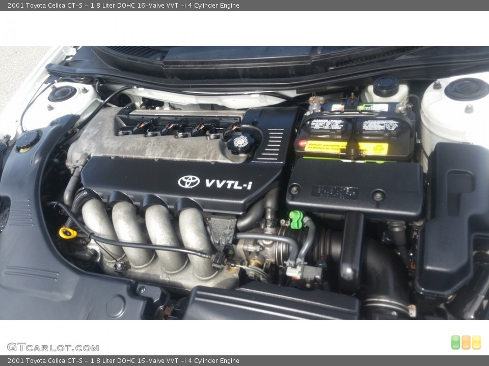 1.8 Liter DOHC 16-Valve VVT -i 4 Cylinder Engine for the 2001 Toyota Celica #112483019