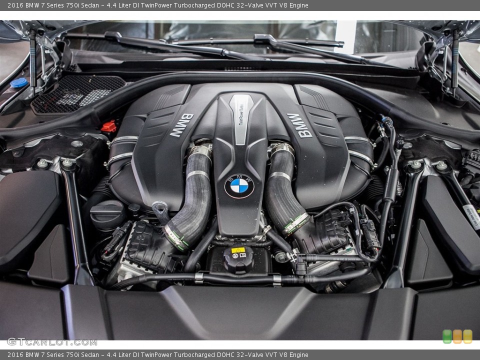 4.4 Liter DI TwinPower Turbocharged DOHC 32-Valve VVT V8 Engine for the 2016 BMW 7 Series #112511404