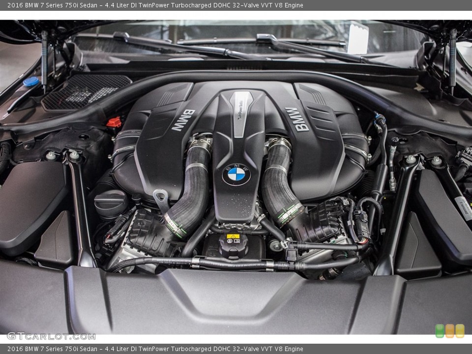 4.4 Liter DI TwinPower Turbocharged DOHC 32-Valve VVT V8 Engine for the 2016 BMW 7 Series #112511740