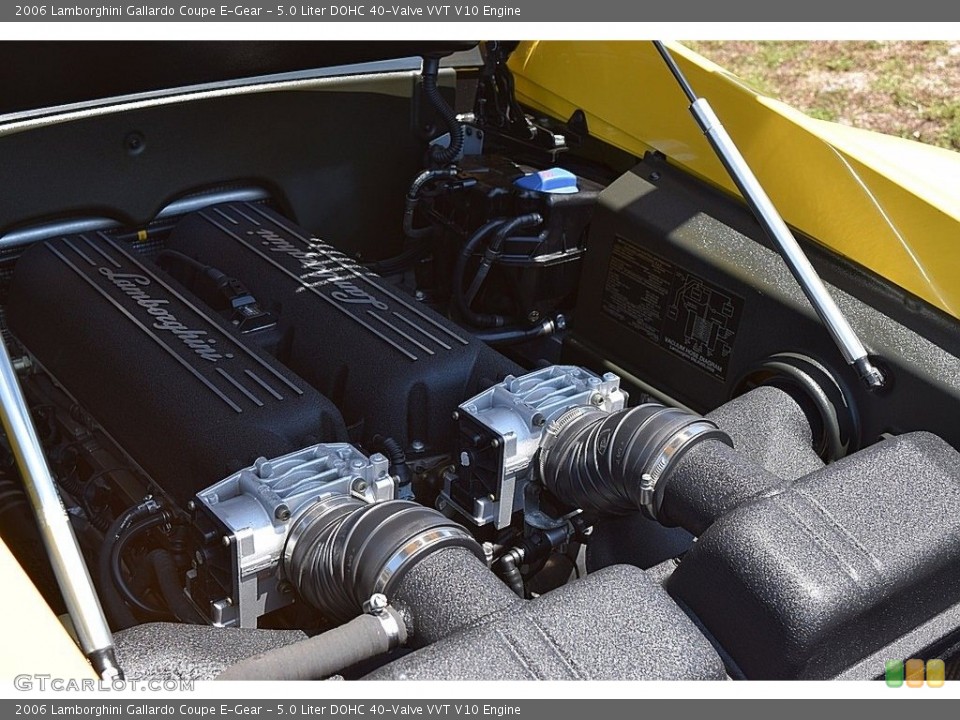 5.0 Liter DOHC 40-Valve VVT V10 Engine for the 2006 Lamborghini Gallardo #112636893