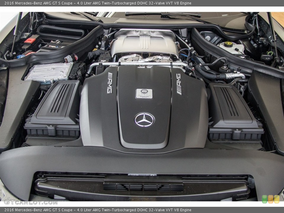 4.0 Liter AMG Twin-Turbocharged DOHC 32-Valve VVT V8 Engine for the 2016 Mercedes-Benz AMG GT S #112686616
