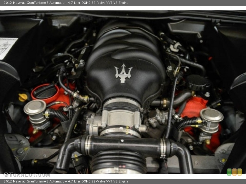 4.7 Liter DOHC 32-Valve VVT V8 Engine for the 2012 Maserati GranTurismo #112731034