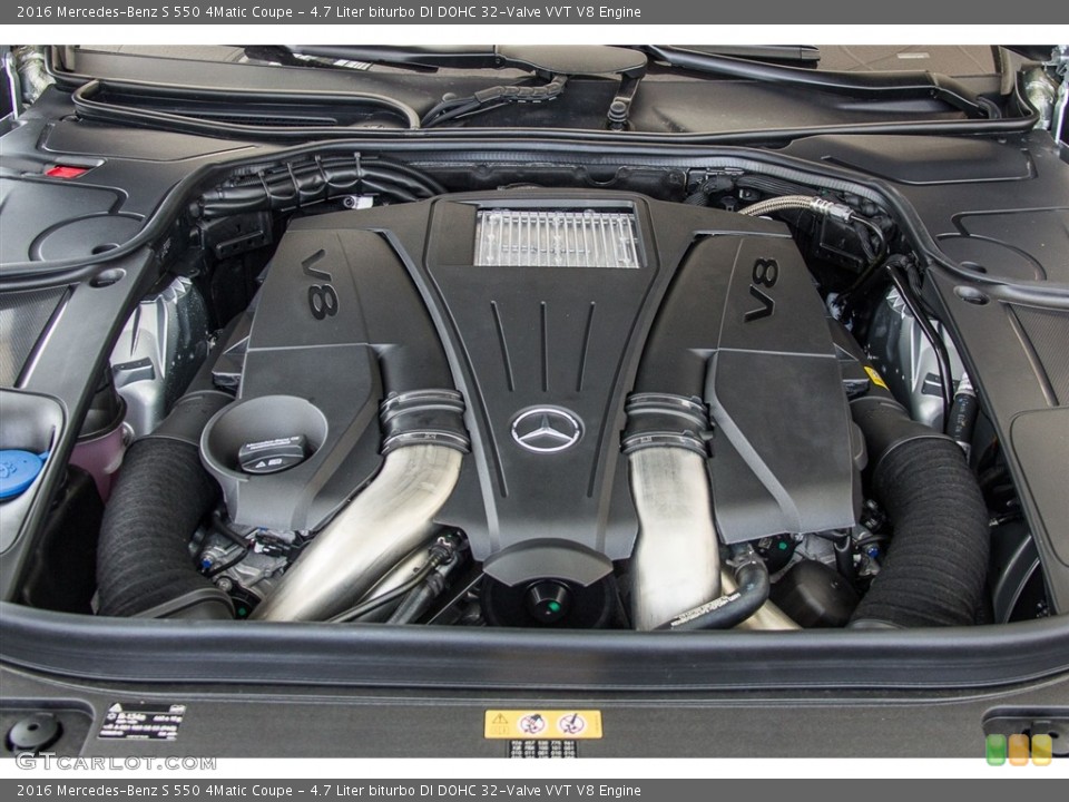 4.7 Liter biturbo DI DOHC 32-Valve VVT V8 Engine for the 2016 Mercedes-Benz S #112735965