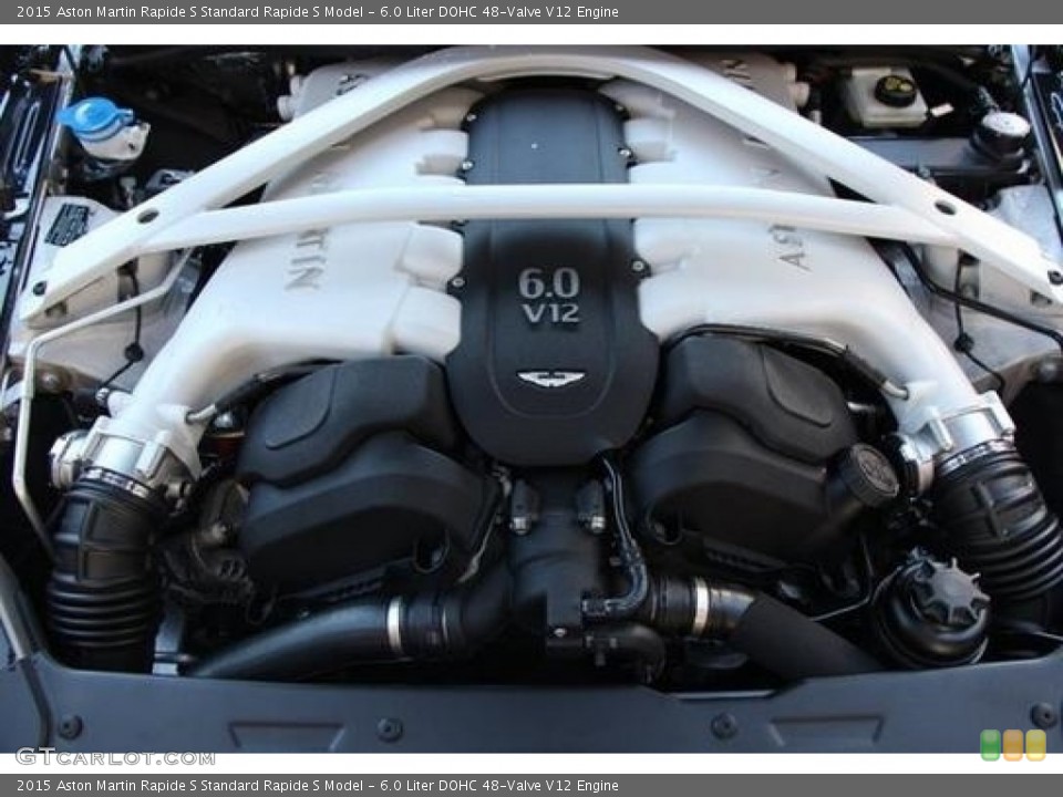 6.0 Liter DOHC 48-Valve V12 2015 Aston Martin Rapide S Engine