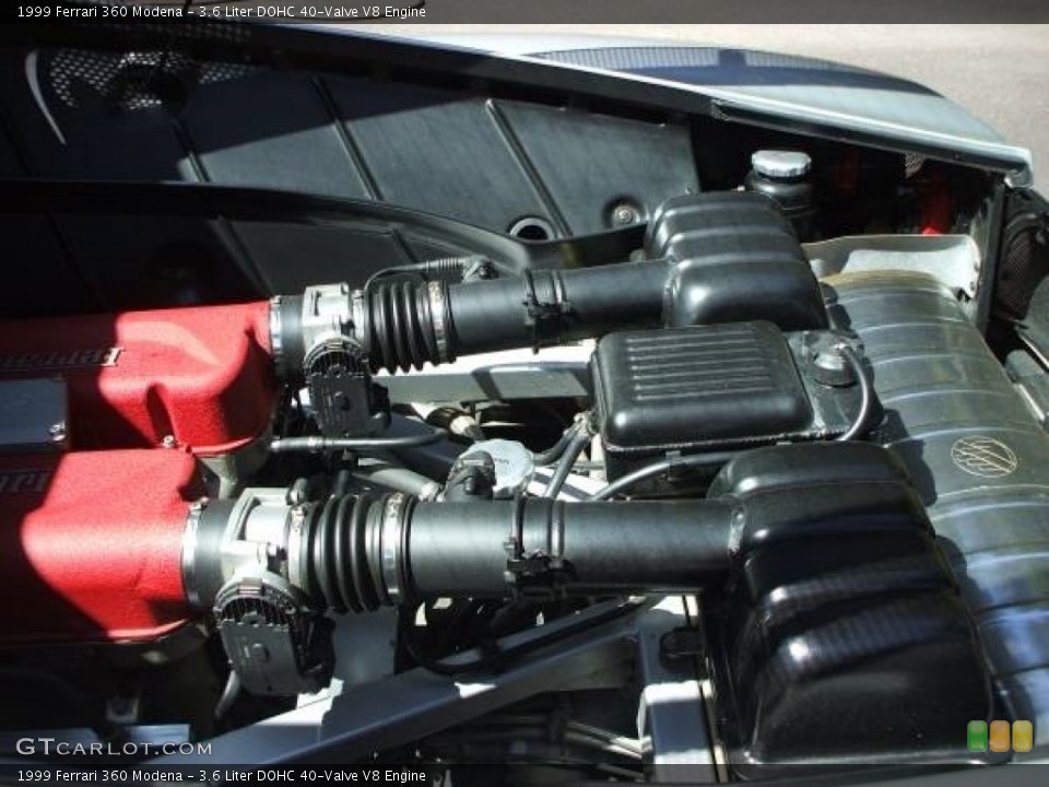 3.6 Liter DOHC 40-Valve V8 1999 Ferrari 360 Engine