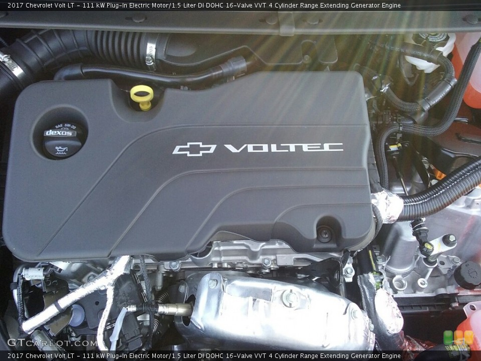 111 kW Plug-In Electric Motor/1.5 Liter DI DOHC 16-Valve VVT 4 Cylinder Range Extending Generator Engine for the 2017 Chevrolet Volt #113200816