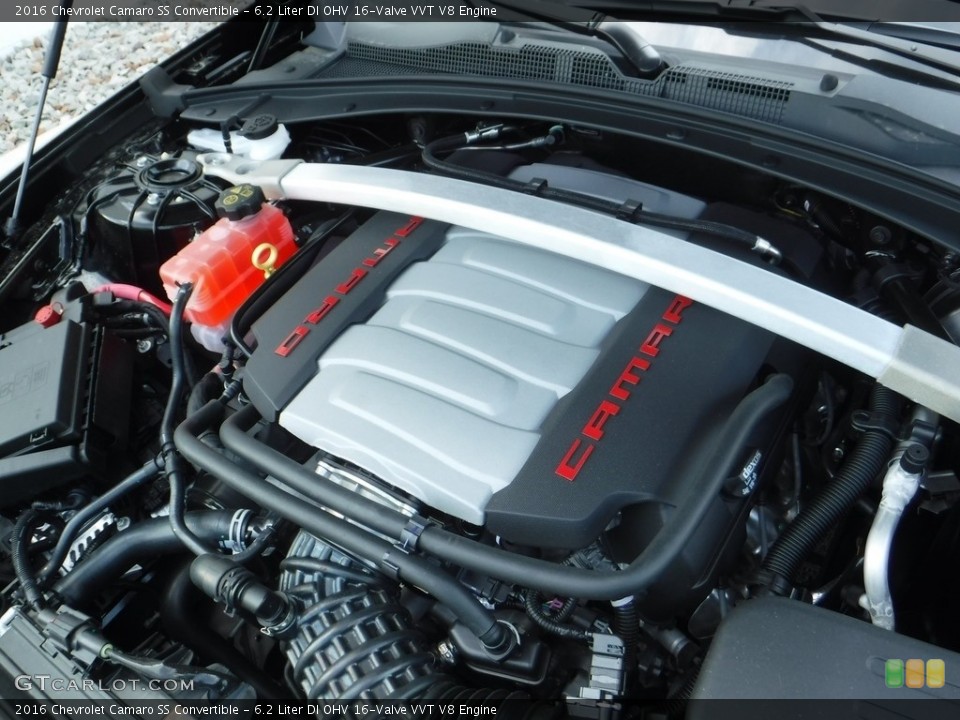 6.2 Liter DI OHV 16-Valve VVT V8 2016 Chevrolet Camaro Engine