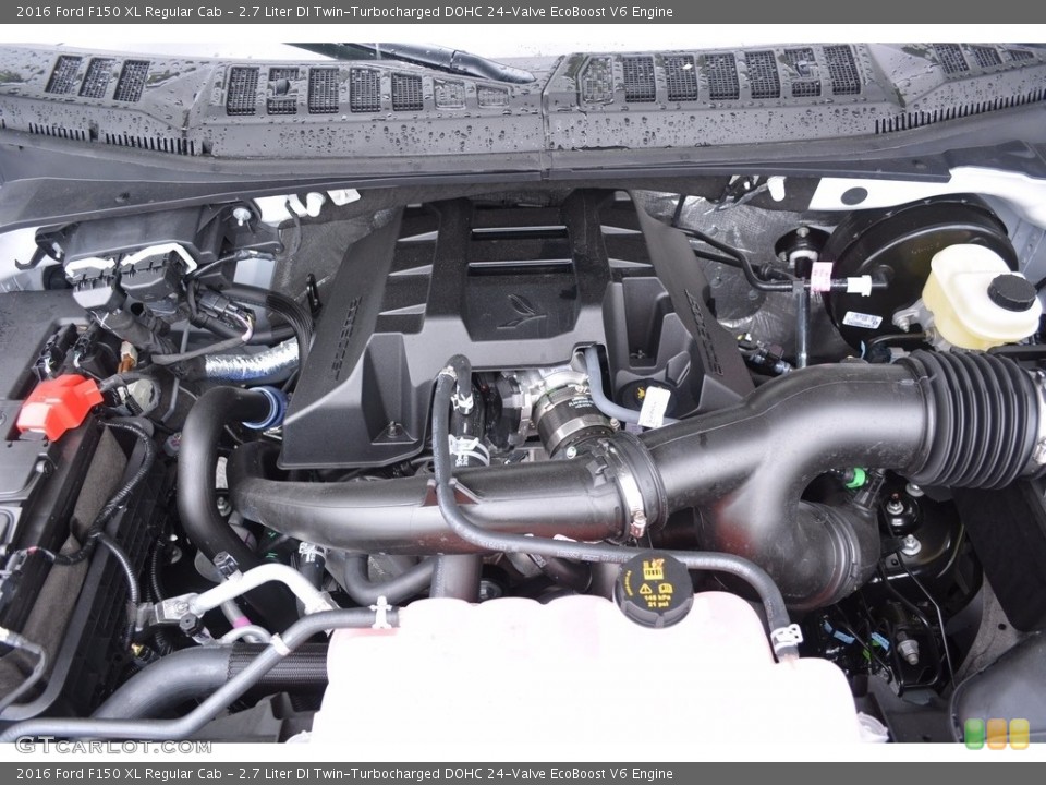 2.7 Liter DI Twin-Turbocharged DOHC 24-Valve EcoBoost V6 2016 Ford F150 Engine