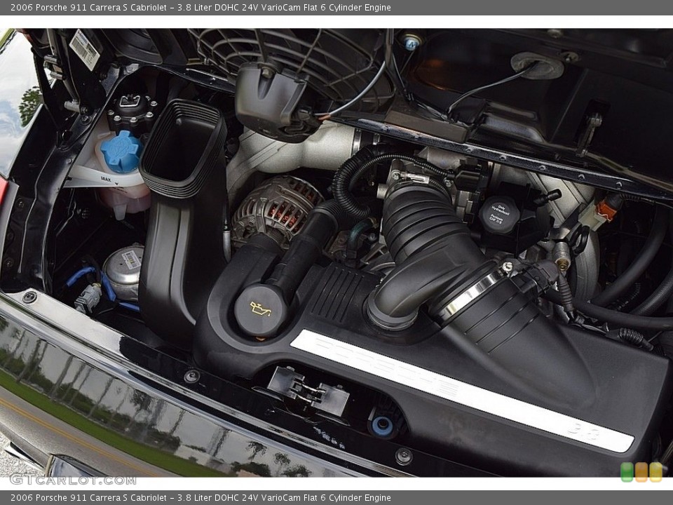 3.8 Liter DOHC 24V VarioCam Flat 6 Cylinder Engine for the 2006 Porsche 911 #113592028