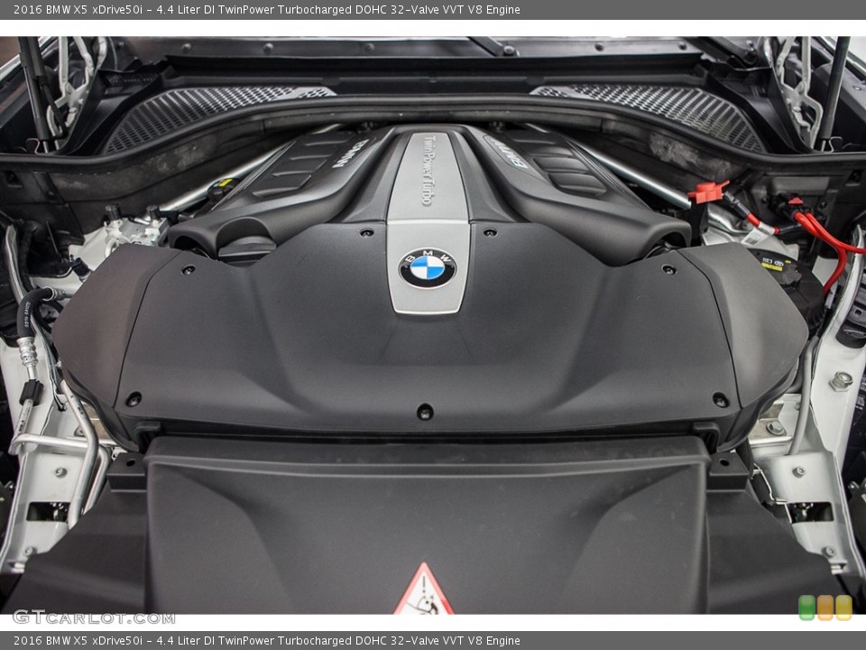 4.4 Liter DI TwinPower Turbocharged DOHC 32-Valve VVT V8 2016 BMW X5 Engine