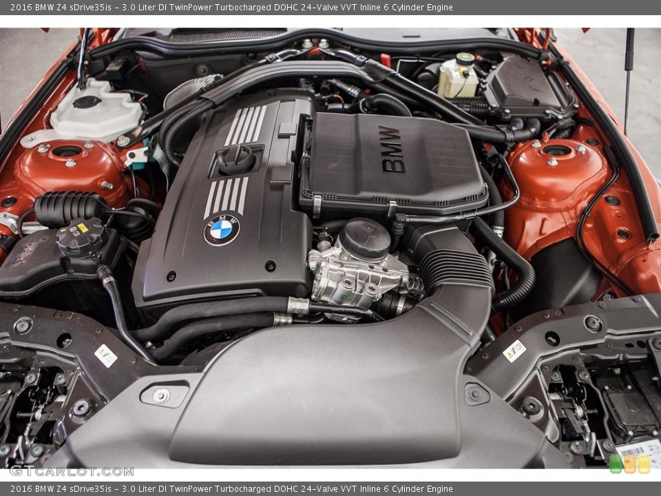 3.0 Liter DI TwinPower Turbocharged DOHC 24-Valve VVT Inline 6 Cylinder Engine for the 2016 BMW Z4 #113811952