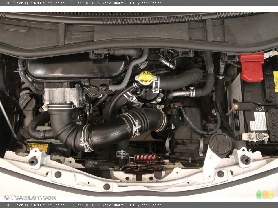 1.3 Liter DOHC 16-Valve Dual VVT-i 4 Cylinder 2014 Scion iQ Engine