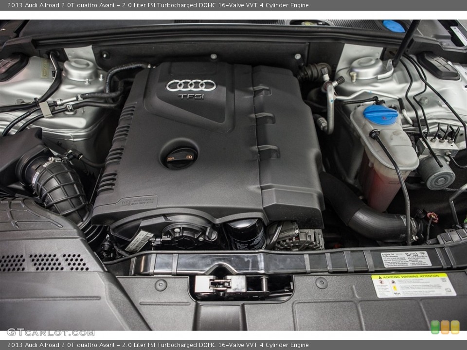 2.0 Liter FSI Turbocharged DOHC 16-Valve VVT 4 Cylinder 2013 Audi Allroad Engine